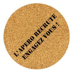 Sous-verre Engagez-vous