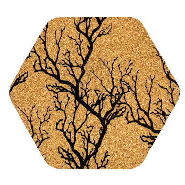 Sous-verres en liège personnalisable