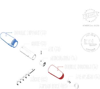 Des composants d’origine 100 % française